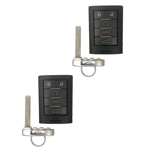 2 Keyless Entry Remote Car Key Fob for 2010-2015 Cadillac SRX NBG009768T 315Mhz