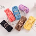 thumbnail image 4 of Paquete de 4 diademas de microfibra para spa, diademas faciales, diademas de maquillaje, tela de rizo elástica, envoltura para la cabeza para mujeres, niñas, lavado de cara, maquillaje, ducha, yoga, deportes MFZFUKR CPB-DE-LYY758-9, 4 of 5