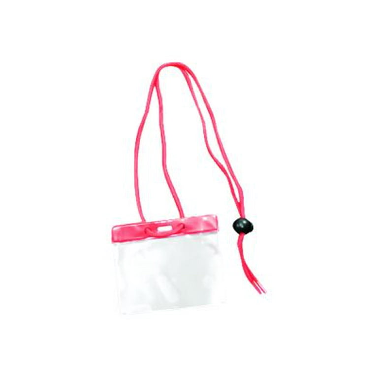 transportabel Hula hop Forhøre Advantus Government/Military - Card holder - for - lanyard - clear, clear  with red bar (pack of 12) - Walmart.com