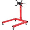 thumbnail image 1 of 1300 LBS Engine Stand Heavy Duty Foldable Rotating Engine Stand with 360 Head 4 Adjustable Arms and 4 Casters for Auto Repair Red, 1 of 7