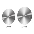 thumbnail image 2 of Ceramic Pot Stainless Steel With Handle Durable Heat Diffuser Induction Plate, 2 of 5