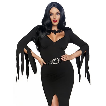 Leg Avenue Immortal Morticia Mistress of the Dark Women s Halloween Fancy-Dress Costume for Senior XL