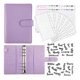 thumbnail image 1 of Cash Envelopes for Budgeting,A6 Budget Binder,Binder Pockets,Expense Budget Sheets,Money Folder Wallet Organiser(Purple), 1 of 5