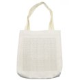 thumbnail image 1 of Abstract Geometry Tote Bag, Simplistically Arranged Random Dots Lines on Plain Backdrop Print, Cloth Linen Reusable Bag for Shopping Books Beach and More, 16.5" X 14", Cream, by Ambesonne, 1 of 2