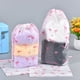 thumbnail image 1 of Bolsa de embalaje para toallas de lavado, bolsa con cordón esmerilado, bolsa para calcetines, ropa interior, bolsillo, bolsa para colgar para guardar zapatos de viaje gruesa, 1 of 4