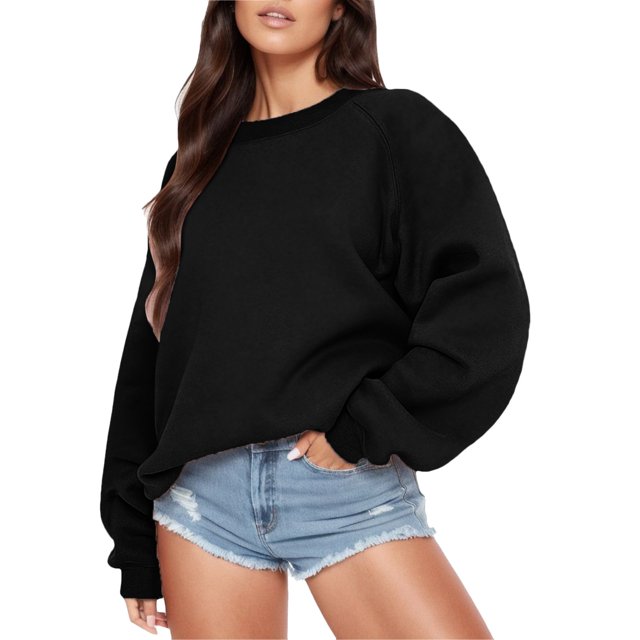 WZXFASHION Chandail à Capuche à Manches Longues Col Rond Imprimé Lettre Mode pour Femmes, Soldes Aujourd'hui