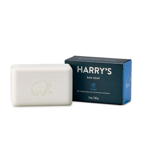 Harry's Bar Soap for Men, Stone Scent with Minerals and Citrus, 5 oz, 141 g