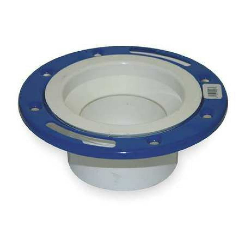 MUELLER INDUSTRIES 05227 PVC Adjustable Closet Flange, Hub, 4" x 3
