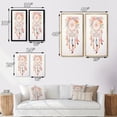 thumbnail image 4 of Designart "Pink Boho Dreamcatcher Delicate Watercolor II" Dream catcher Wall Art Set Of 2 - Traditional White Gallery Set For Office Decor, 4 of 6