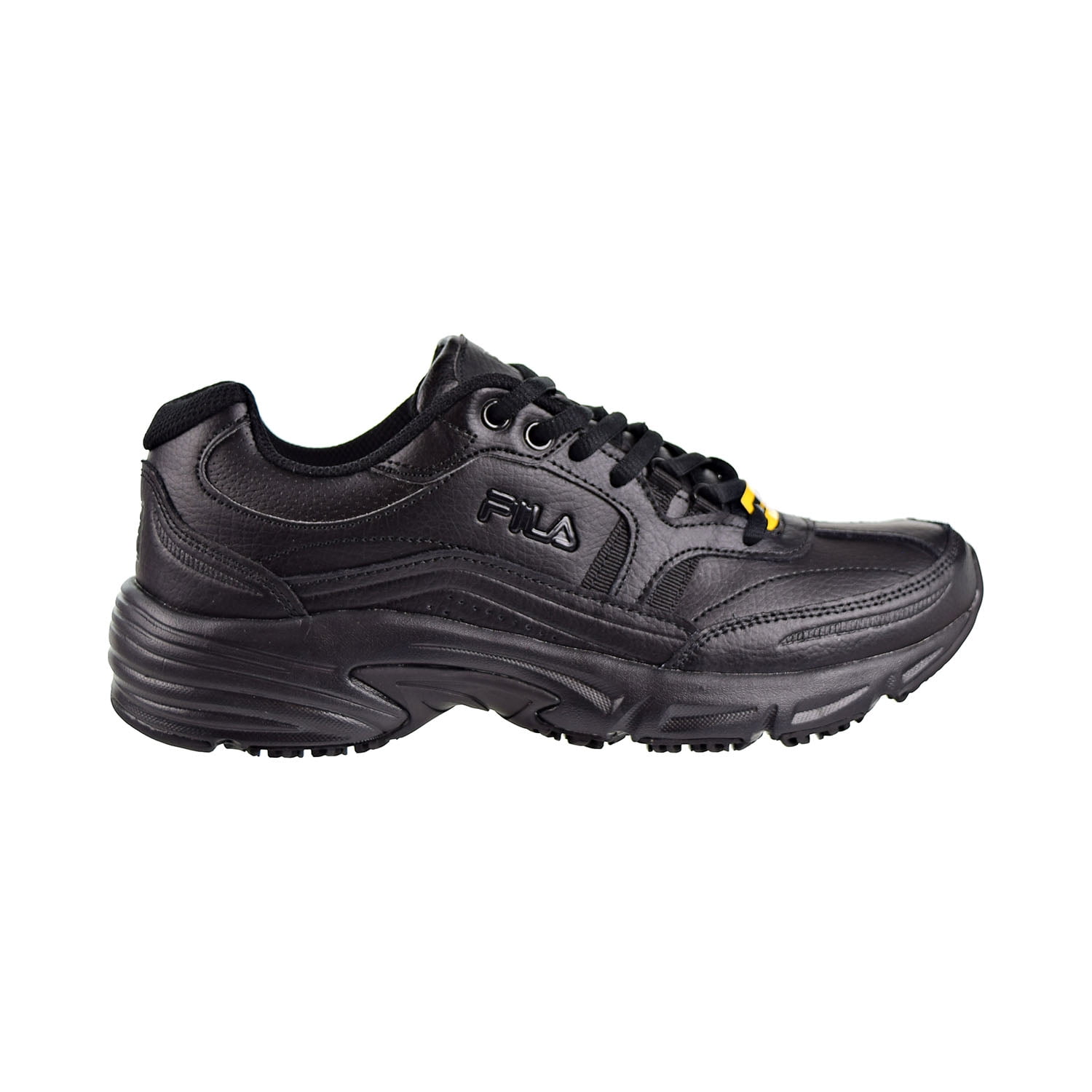 Fila Memory Workshift Slip Resistant Men's Shoes Black 1sg30002-001