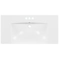 thumbnail image 2 of DUOSONG 36" Single Bathroom Basin Sink, Vanity Top Only, 3-Faucet Holes, Resin (Old Sku: Wf310598Aak) White Resin Bath & Faucets Bathroom Vanities, 2 of 6