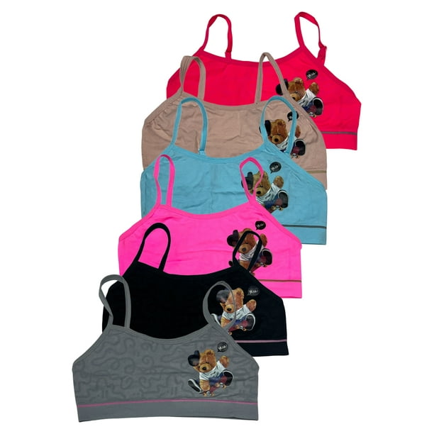 6 Tops para niña con Diseños divertidos Pack incluye 6 Colores Diferentes