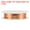 Light Brown 0.5mm, variant on Uxcell 24 Gauge Copper Wire 0.5mm Dia Light Brown Resistant Beading Wires Pendant Making Art Craft 6.5M 3 Rolls