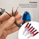 thumbnail image 5 of Stripper de alambre DIY DIY Crimado Ajuste Ajuste Tijeras Terminal Tijeras Anti Deslizamiento Retirador Reparación Electricista Herramienta Mano 6in Scissor Stripper Inevent TO007926-02, 5 of 7