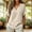Khaki, variant on Women's 2026 Summer Fringe Trim V Neck Dolman Short Sleeve Blouse, Textured Curved Hem Loose Casual Top for Daily & Weekend Trip