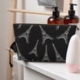 thumbnail image 5 of Toiletry Bag, Eiffel Tower Industrial Leather Waterproof Travel Makeup Cosmetic Bag Organizer, Large Capacity Toiletry Bag for Travel Size Toiletries, Skin Care Bag for Women, 5 of 8