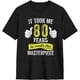 thumbnail image 2 of Camisetas de algodón para hombre, divertidas, de broma de 80 años, para 80 cumpleaños, informales, básicas, de cuello redondo y manga corta., 2 of 6