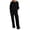 Black, variant on Women Fall 2 Piece Outfits Sweatsuits Lounge Sets Quarter Button Long Sleeve Sweatshirt, Wide Leg Sweat Pants, Casual 2 Piece Sets Tracksuit, Airport Travel Outfits for Women