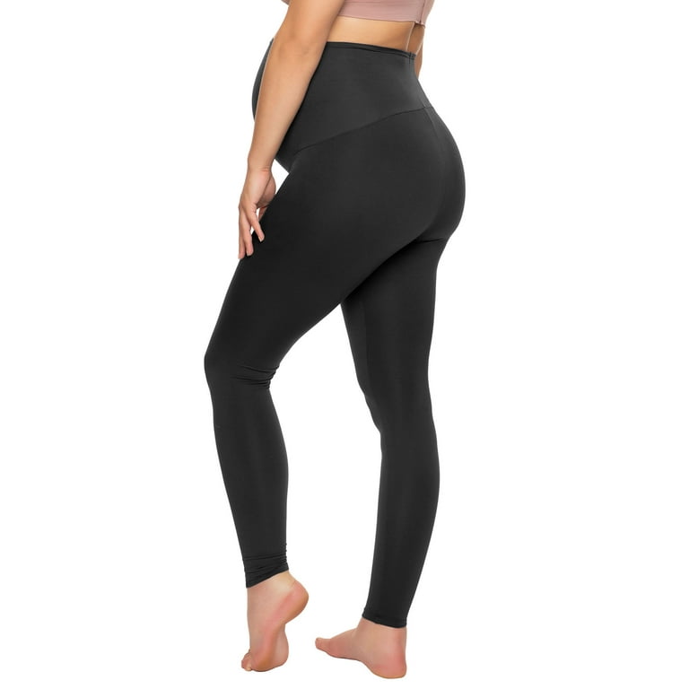 Felina Velvety Soft Maternity Legging For Women - Yoga Pants For Women,  Maternity Clothes (Black, X-Small)