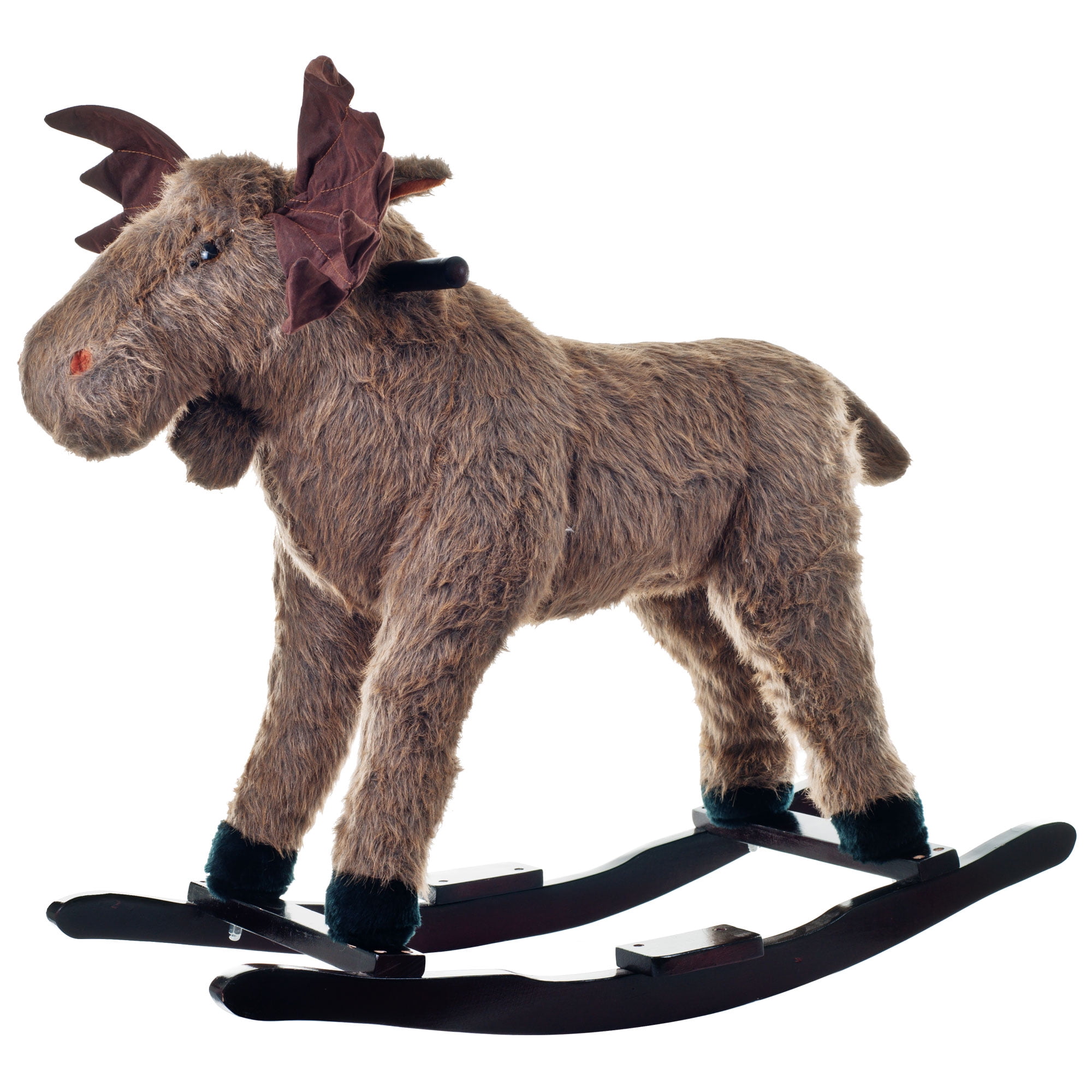 Plush Rocking Max Moose Ride On Toy by Happy Trails