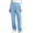 04-Light Blue, variant on Corduroy Pants Women Elastic High Waist Straight Leg Pant Baggy Fall Winter Warm Trousers with Pockets