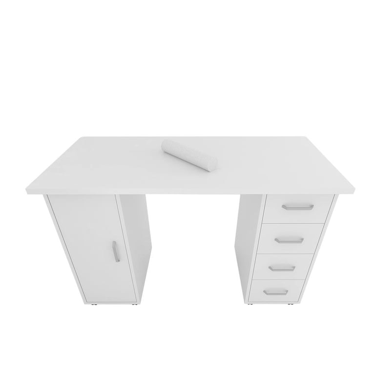 Ktaxon Manicure Nail Table with Drawers and Ergonomic Design