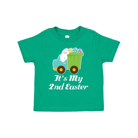 

Inktastic My 2nd Easter Egg Truck Gift Toddler Boy or Toddler Girl T-Shirt