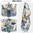 thumbnail image 5 of Dreamtimes Mushroom Flower Salon Cape, Hair Cutting Cape with Snaps, Professional Large Barber Stylist Hairdresser Cape, Waterproof Machine Washable, 65" x 55”, 5 of 7