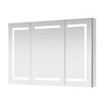 thumbnail image 2 of Santona 48 in.W x 32 in.H Medicine Cabinet with Aluminum Frameless LED Mirror, 2 of 16