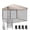 Brown, variant on Aoodor 12'x12' Pop Up Canopy with Removable Mesh Sidewalls, Outdoor Portable Instant Shelter Tent-Black