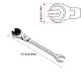 thumbnail image 4 of COM1950s Ratcheting Wrench Set, Ratchet Wrench Set, Metric Open Head Ratcheting Wrench , Metric Spanner with 72 Teeth, Vanadium Steel Tubing Ratchet, Spanner Wrench Set, Ratcheting Wrench Set Metric, 4 of 7