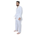thumbnail image 5 of G4 Vision Karate Suit GI Aikido Training Adult Student Karate Suits GI Aikido Club & Free Belt Black White, 5 of 8