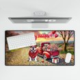 thumbnail image 4 of Be My Valentine's Bulldog Truck Full of Love Flower Balloon Desk Mat Full Keyboard Mouse Pad Dog Lover Gifts Idea Large Mousepad - 02029, 4 of 5