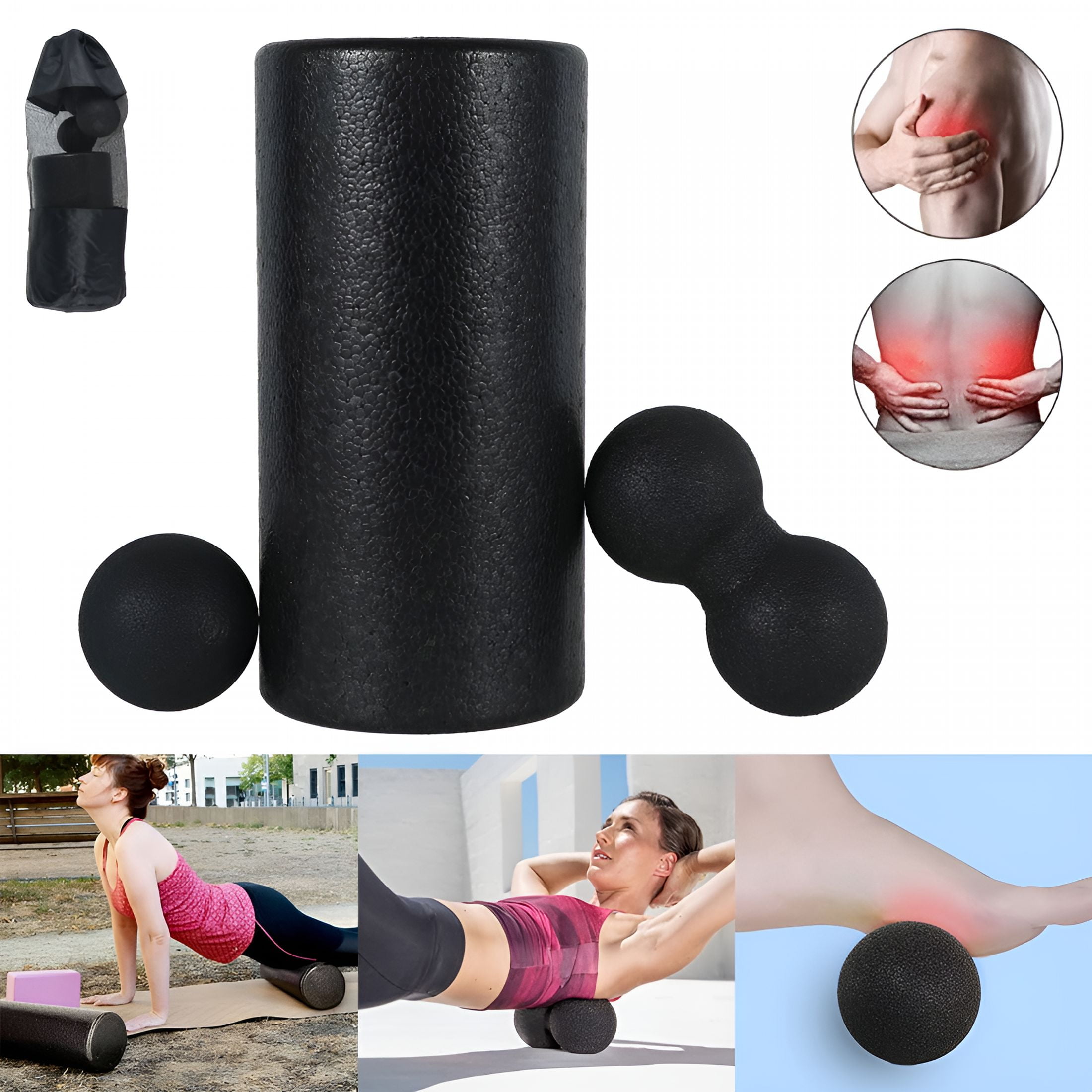 HealthSmart 4-Speed Vibrating Foam Roller for Physical Therapy & Workout -  Walmart.com