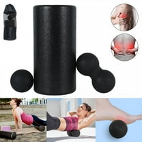 BESTSKY High Density Foam Roller Set, 3PCS Back Roller for Deep Tissue Massage and Exercise, Muscle Roller for Back, Yoga Neck, Leg, Arm and Feet