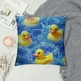 thumbnail image 2 of BCIIG Yellow Rubber Ducks Printed   Pillow Shams Basic Style Washed Pillow Case Pillowcases Set   20x20in, 2 of 5