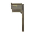 thumbnail image 3 of Special Lite Products SCB2015-SPK720-CP-LB998 Berkshire Curbside Mailbox with Newspaper Tube, Locking Insert & Wellington Mailbox Post, 3 of 4