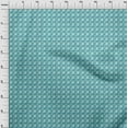 thumbnail image 4 of oneOone Velvet Turquoise Green Fabric Check Craft Projects Decor Fabric Printed By The Yard 58 Inch Wide, 4 of 4