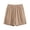 Khaki, variant on RQYYD Womens Casual Lounge Shorts Elastic Waist Pull On Bottoms Soft Breathable Lightweight Comfy Sleepwear Shorts with Pockets