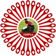 thumbnail image 5 of Cuchilla de cortacésped con forma de calabaza de plástico colorido (rojo, 100 unidades), 5 of 5