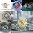 thumbnail image 3 of QQTDFG Elegant 925 Silver Women Ring Cubic Zirconia Wedding Engagement Rings Size 6-10-#13-8, 3 of 9