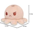 thumbnail image 4 of The Original Reversible Octopus Plushie - Pink + Aqua - Cute Sensory Fidget Stuffed Animals That Show Your Mood, 4 Inch, 4 of 5