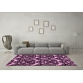 thumbnail image 3 of Ahgly Company Indoor Square Abstract Pink Modern Area Rugs, 6' Square, 3 of 4