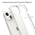 thumbnail image 3 of Bemz Case and Pouch Bundle for iPhone 14 Pro: Fusion Protector Slim Case (Transparent Clear) and Vertical Nylon Buckle Belt Holster, 3 of 9