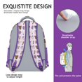thumbnail image 5 of Cute Pitbull Terriers Dog and Flower Backpack for School,Cute School Bag,Schoolbag with Adjustable Shoulder Straps & Padded Back,15.3"x11"x6.7", 5 of 6