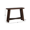 thumbnail image 3 of Walker Edison Modern Farmhouse Easy Assembly Wood Console Table Espresso, 3 of 12