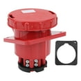 thumbnail image 3 of Conector Industrial, 380-415V 63a Montaje de Cables IP67 Impermable 3P+N+E Buena conductividad eléctrica 5 Pines Polvo para la Agricultura, 3 of 7