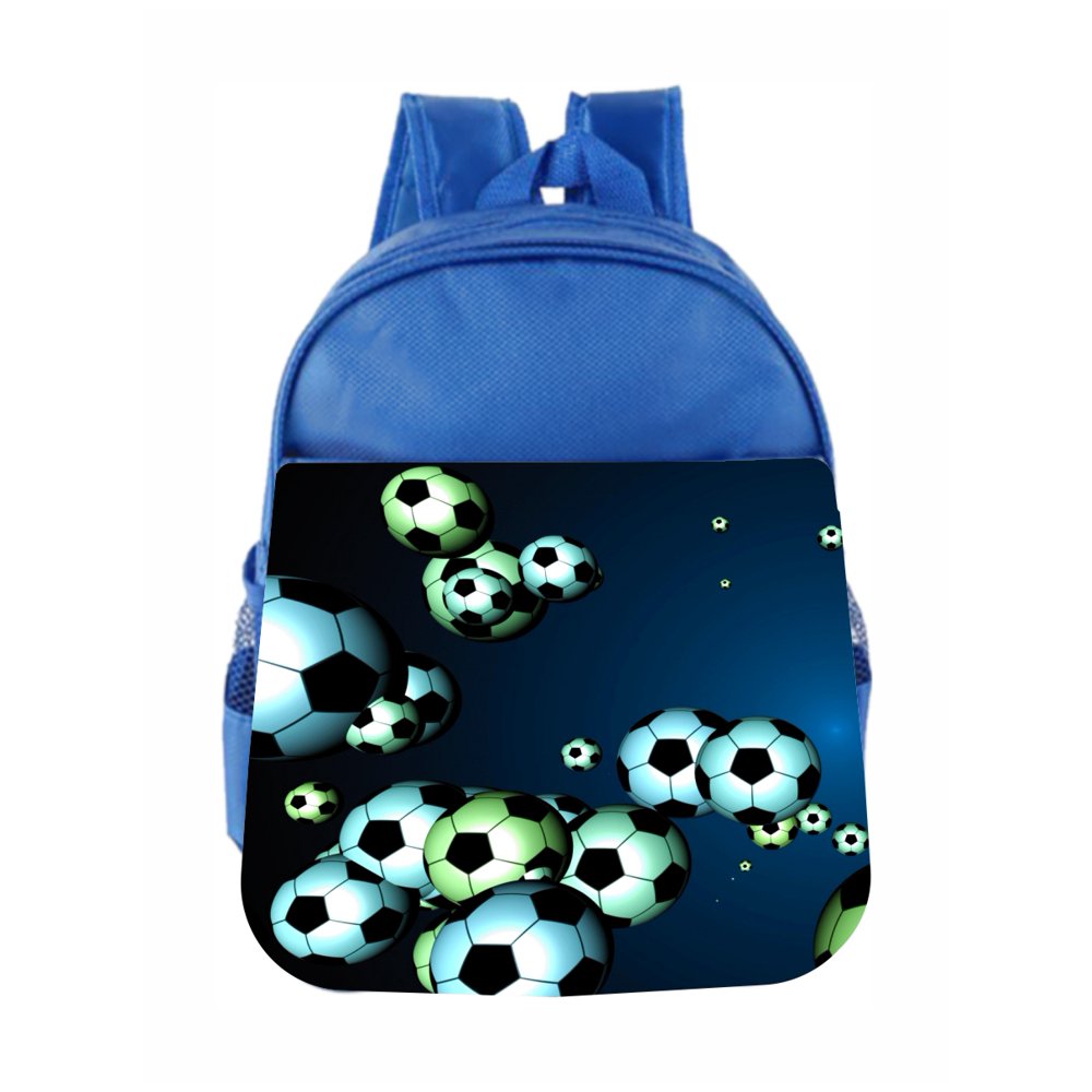 Accessory Avenue Toddler Bag Soccer Balls Print Kids Backpack Toddler