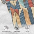 thumbnail image 5 of Yayeee 100% Cotton Hand Towels for Bathroom 16" x 28" Soft Absorbent Kitchen Towel, Beige Geometric, 5 of 7