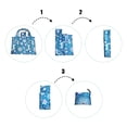 thumbnail image 4 of SEARCHI Reusable Shopping Grocery Bags Foldable, Washable Grocery Tote with Pouch, 48LB Weight Capacity, Heavy Duty Shopping Tote Bag, Eco-Friendly Purse Bag Fits in Pocket Waterproof & Lightweight, 4 of 7